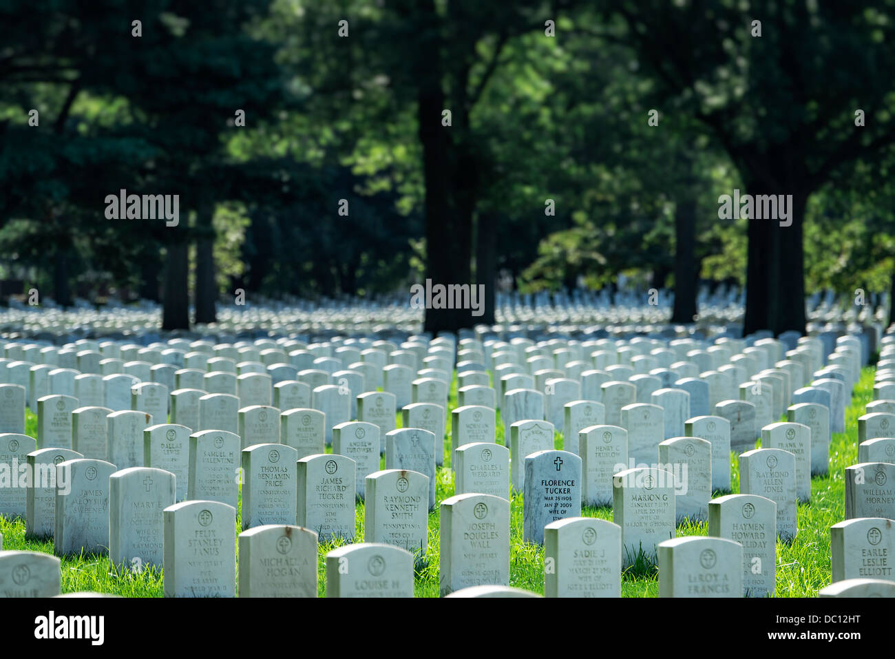 Beverly Cimitero Nazionale, Beverly, New Jersey, STATI UNITI D'AMERICA Foto Stock