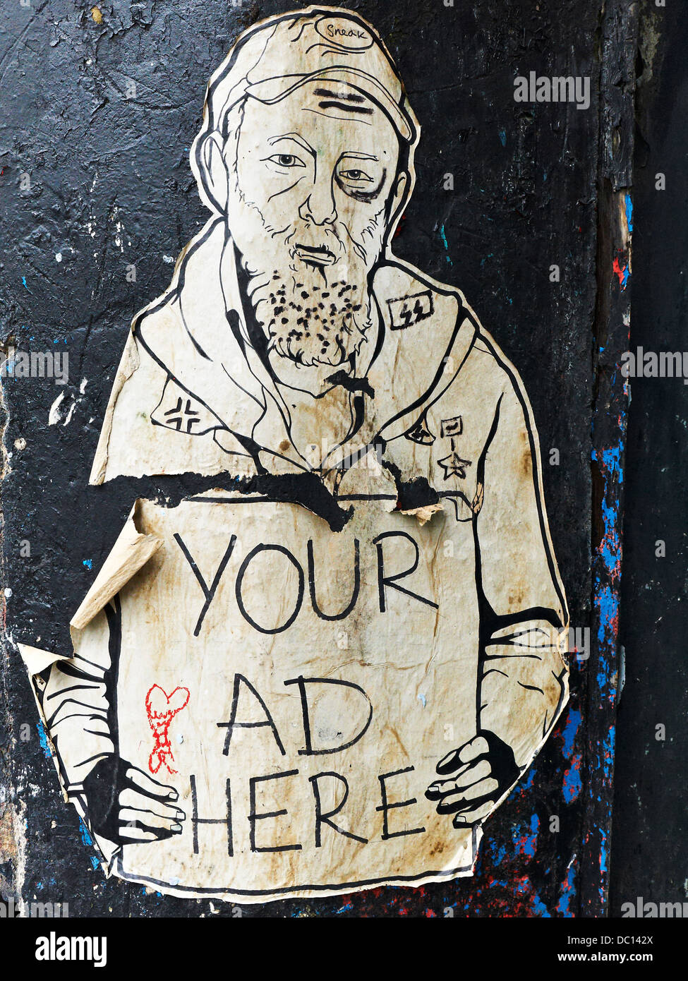 Vendita di spazi pubblicitari a Manchester REGNO UNITO Foto Stock