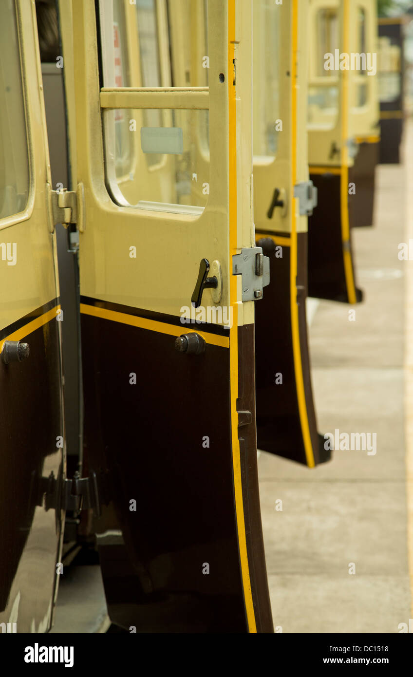 Porte del treno Foto Stock