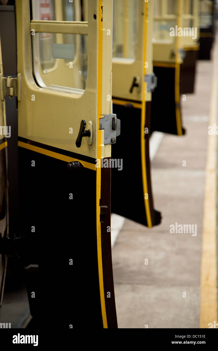 Porte del treno Foto Stock