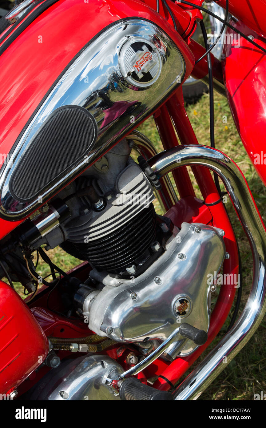 1958 Norton 99 Dominator. Classic british motociclo Foto Stock