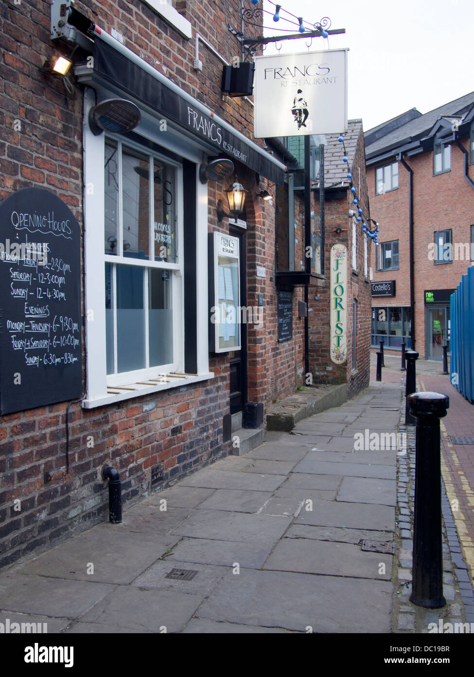 Altrincham: mercato comune poiché 1290 Foto Stock
