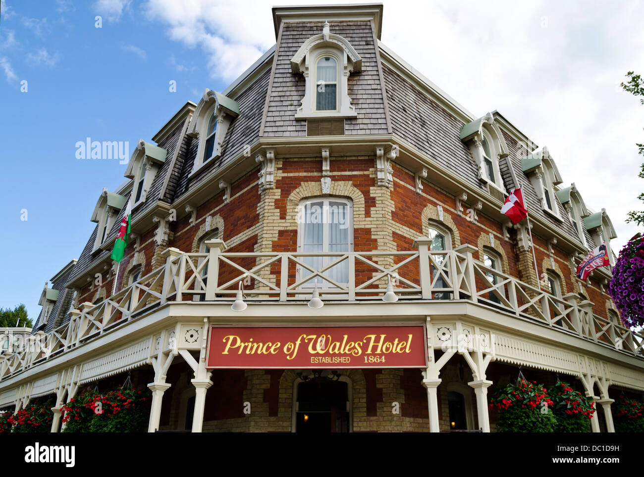 Bella e storica di Prince of Wales Hotel in Niagara-On-The-Lake, ON, Canada. Foto Stock
