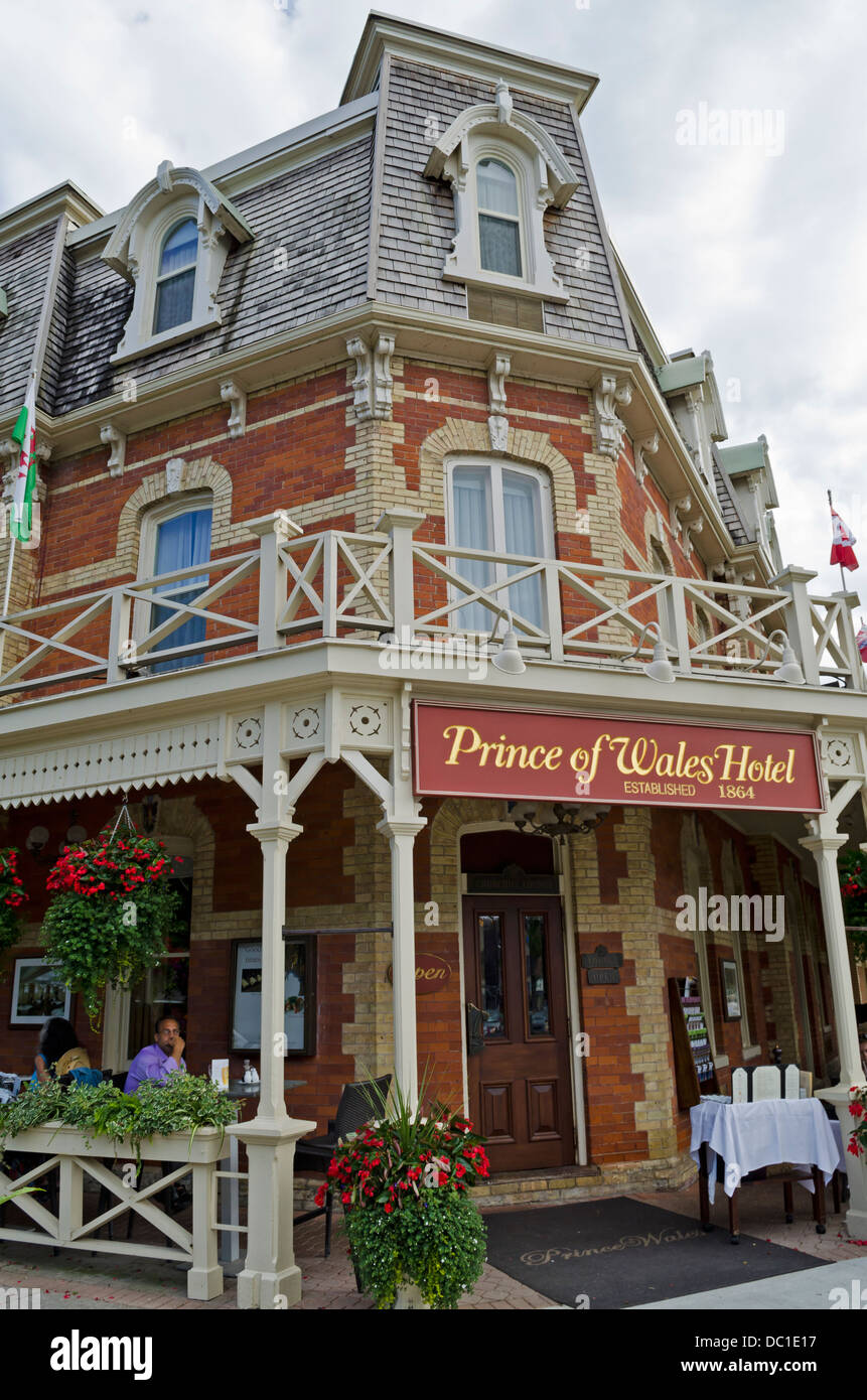 Bella e storica di Prince of Wales Hotel in Niagara-On-The-Lake, ON, Canada. Foto Stock