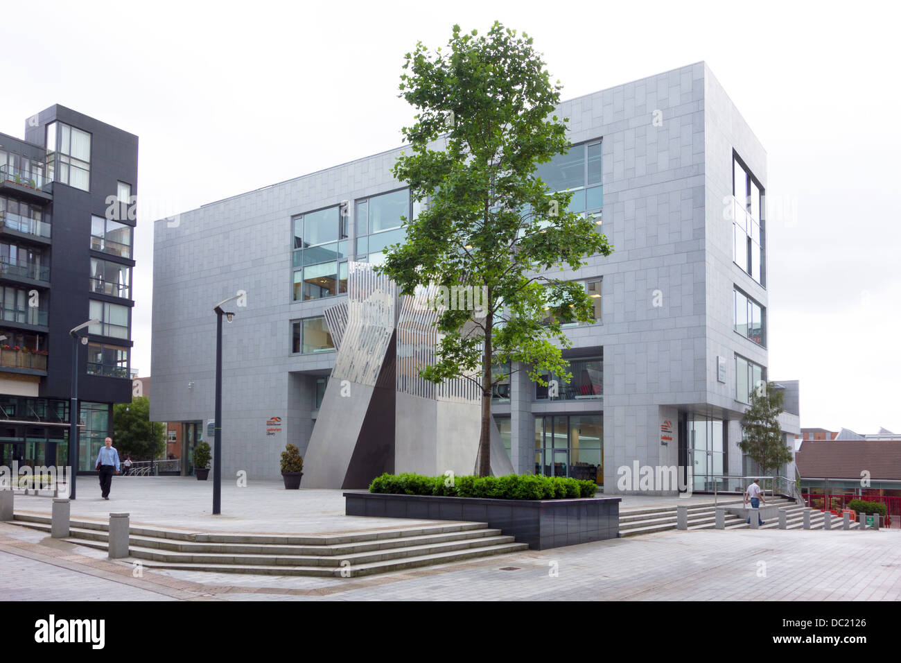 South County Dublin biblioteca pubblica edificio a Tallaght, nella contea di Dublino in Irlanda Foto Stock