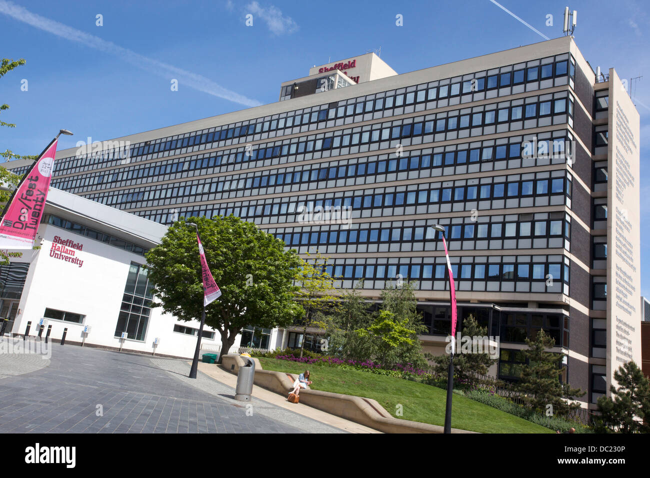 Sheffield Hallam University Foto Stock