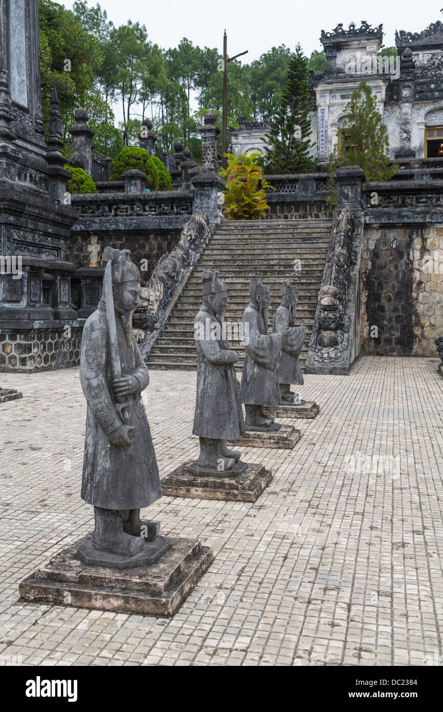 Il Khai Dinh complesso tomba nei pressi di tonalità, Vietnam, in Asia. Foto Stock