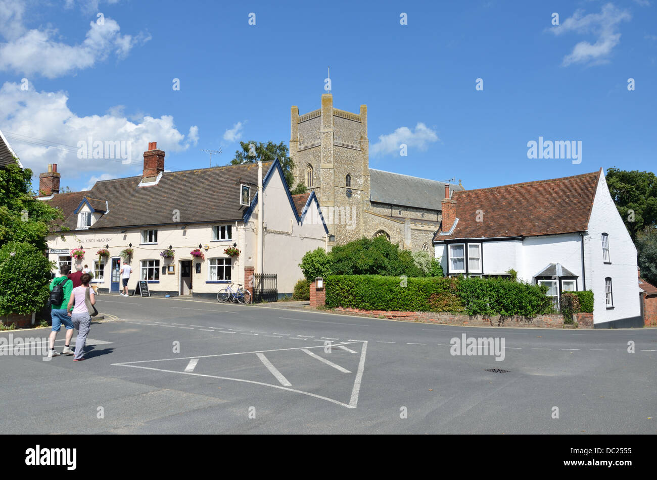 Centro del villaggio Orford suffolk Foto Stock