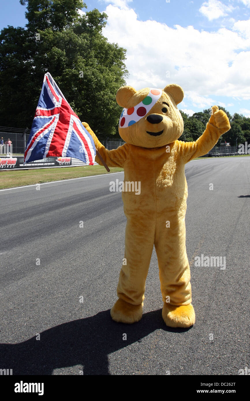 BBC bambini bisognosi, Pudsey CarFest a nord, Oulton Park. Foto Stock