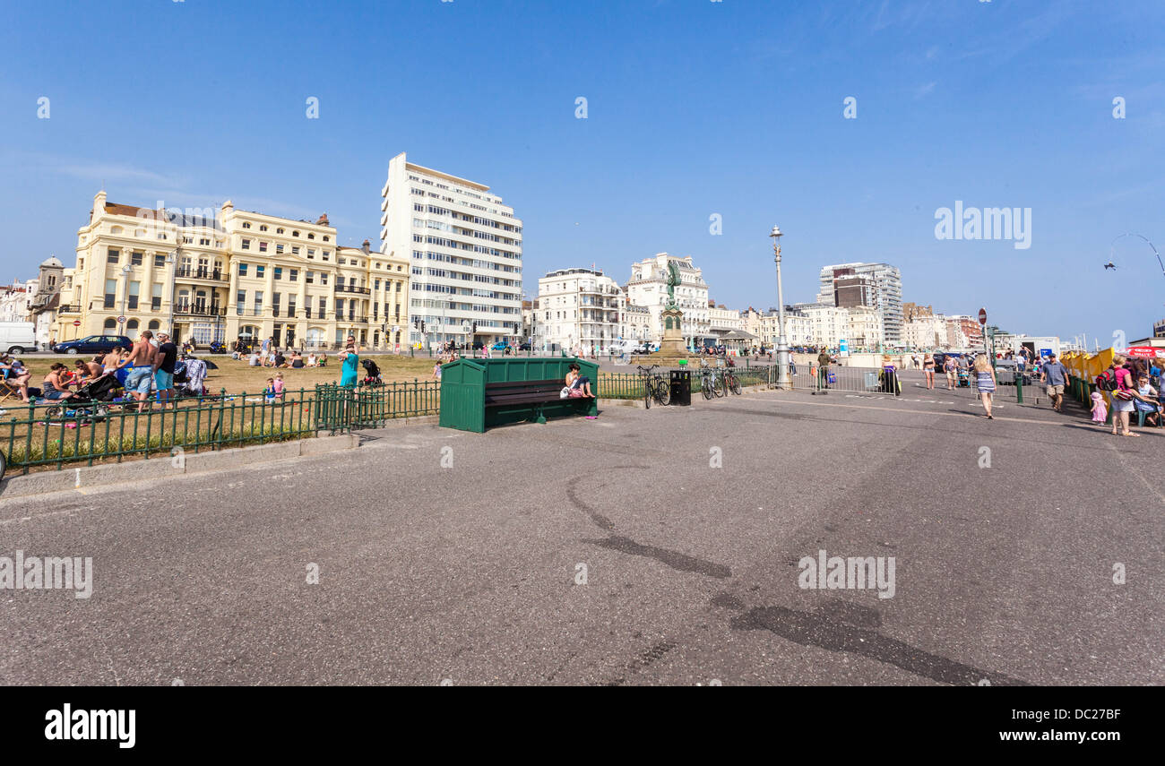 Brighton street life, REGNO UNITO Foto Stock