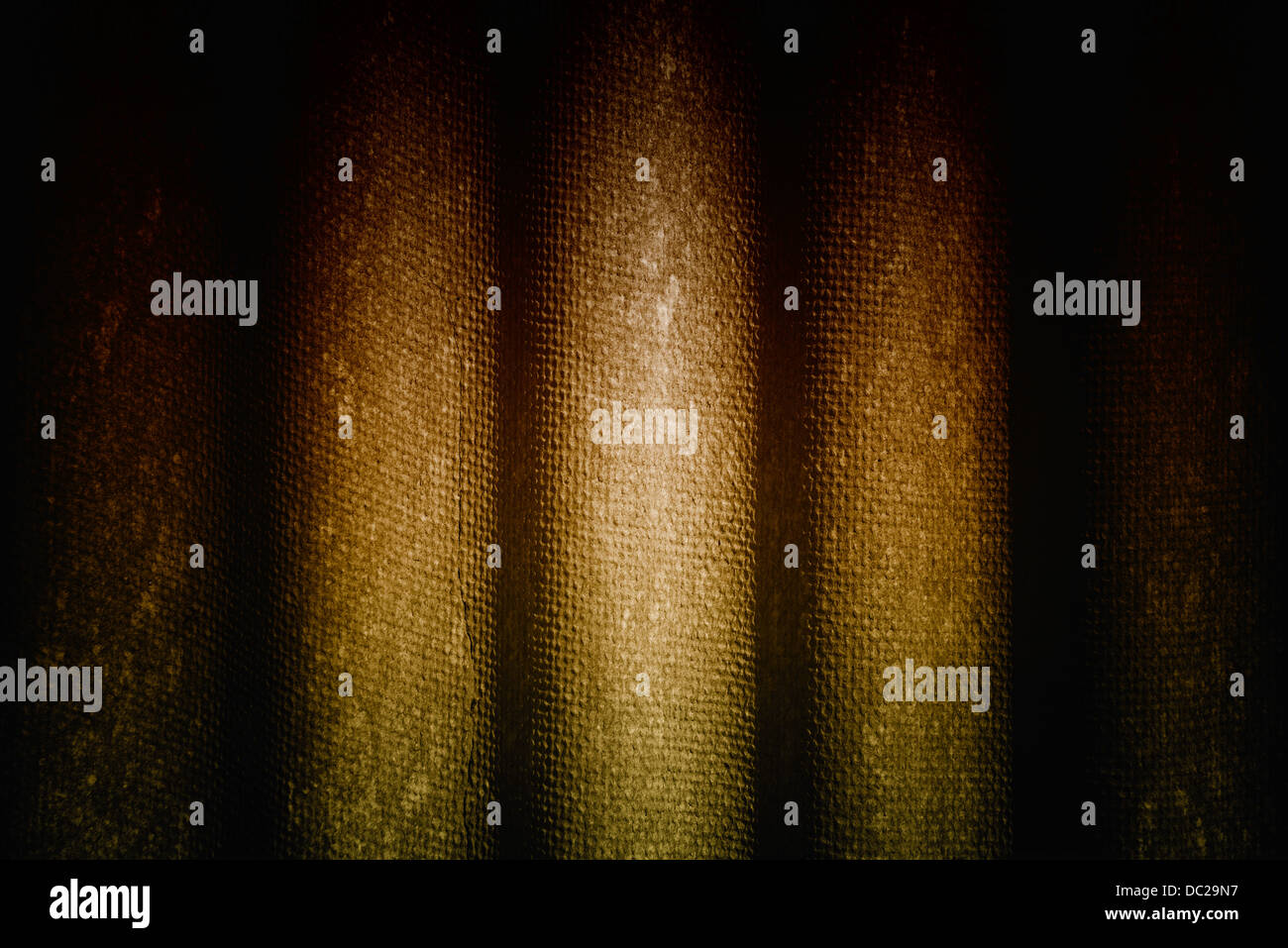 Ondulati di cemento amianto del tetto del materiale di copertura Foto Stock