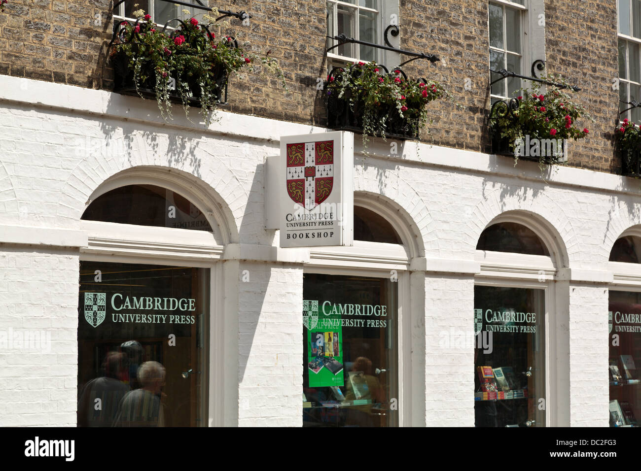 Cambridge University Press Bookshop, Cambridge, Inghilterra Foto Stock