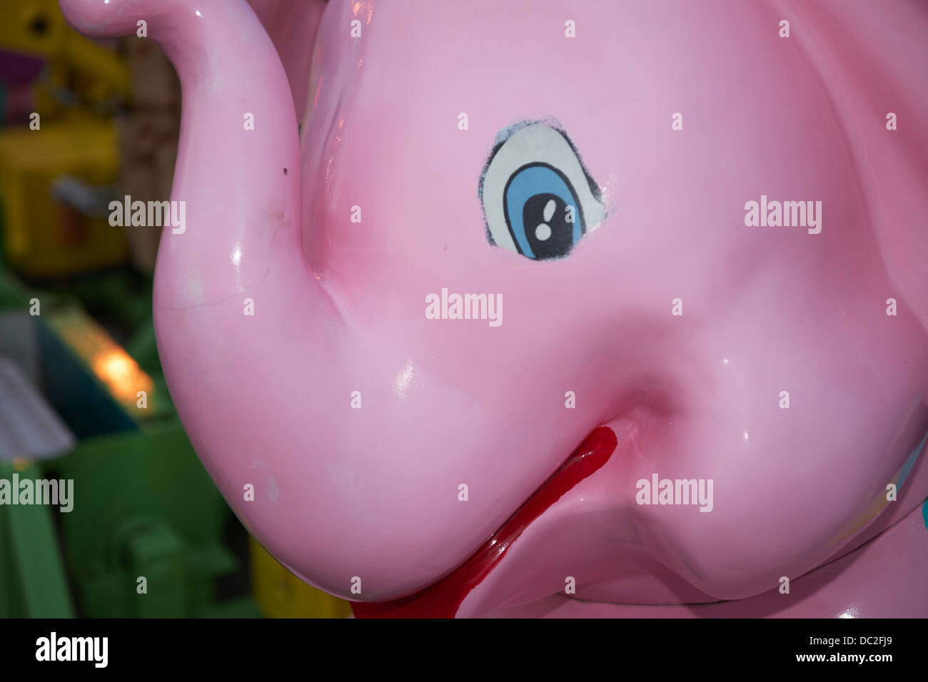 Fiera del divertimento di notte Foto Stock