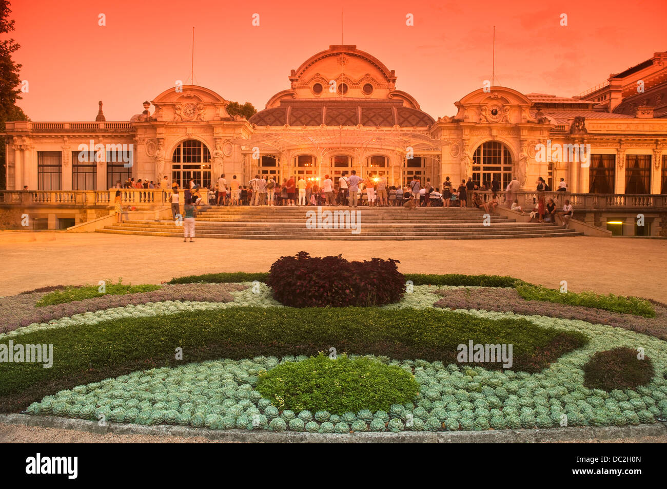OPERA HOUSE EDIFICIO GRAND CASINO PARC DE SOURCES VICHY AUVERGNE FRANCIA Foto Stock