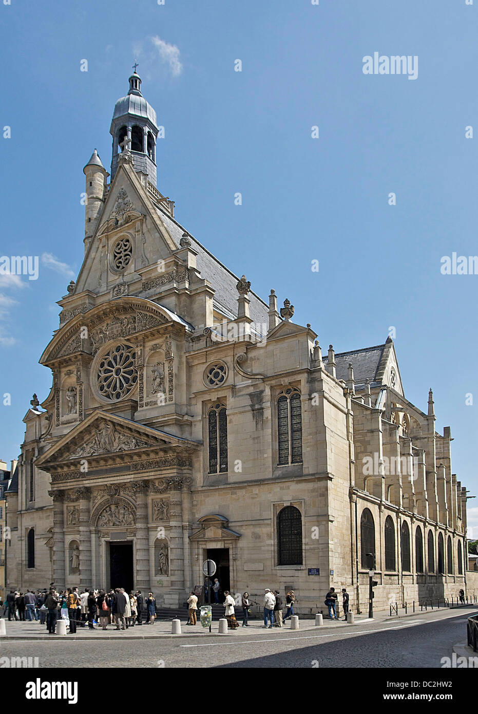 La chiesa Saint Etienne du Mont di Parigi, Francia. Foto Stock