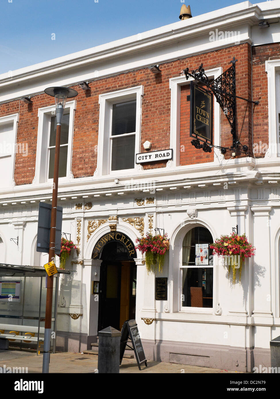 Town Crier pub di Chester Cheshire Regno Unito Foto Stock