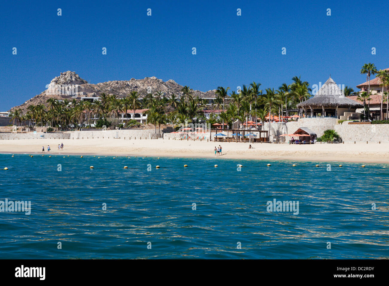 Medano spiaggia di Cabo San Lucas Cabo San Lucas, Baja California Sur, Messico Foto Stock