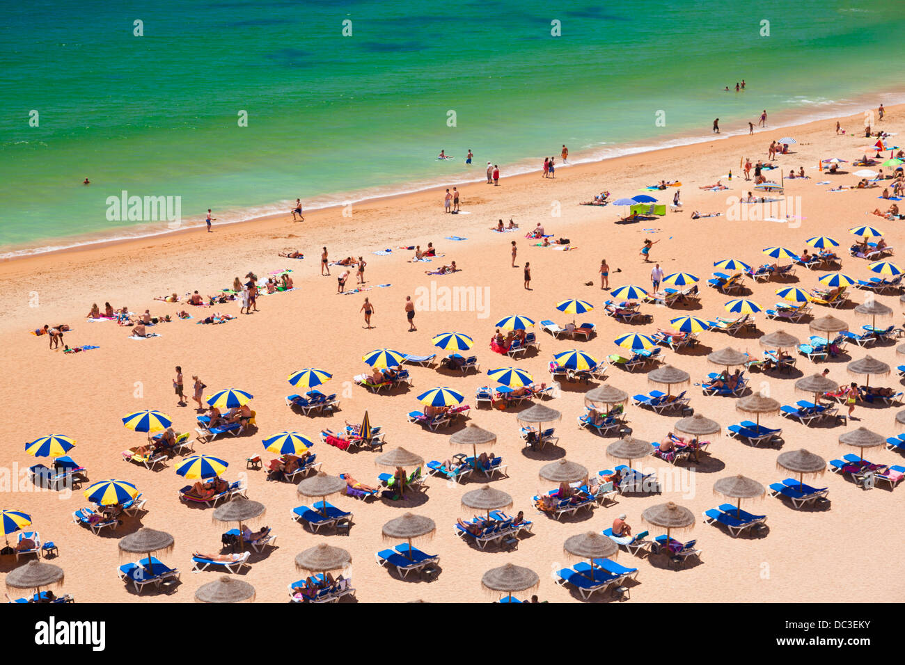 Praia do Túnel spiaggia Albufeira Algarve Portogallo UE Europa Foto Stock