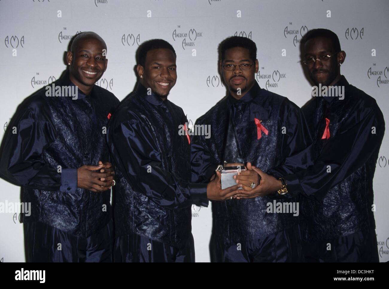 BOYZ II MEN.Il venticinquesimo American Music Awards in Los Angeles 1998.k11158fb.(Immagine di credito: © Fitzroy Barrett/Globe foto/ZUMAPRESS.com) Foto Stock