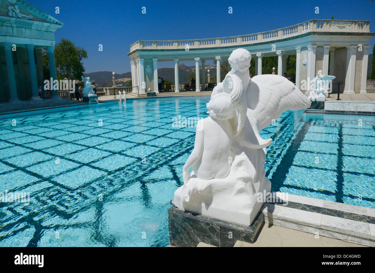 Il Castello di Hearst, San Simeone, CA Foto Stock