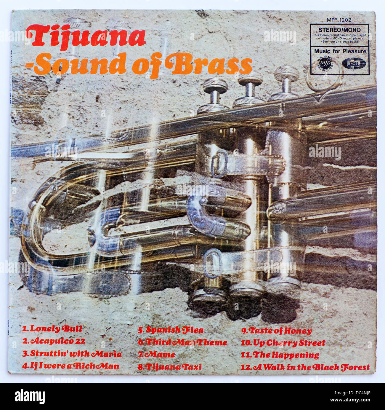 Tijuana - Sound of Brass, album del 1968 su Music for Pleasure - solo per uso editoriale Foto Stock