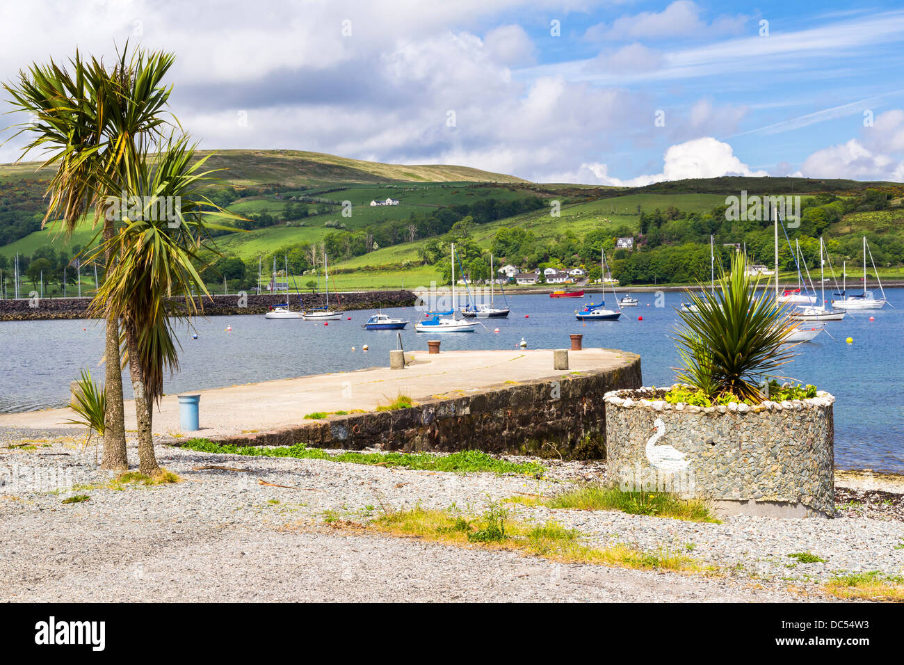 Porto Bannatyne sull'Isle of Bute Scozia UK Foto Stock