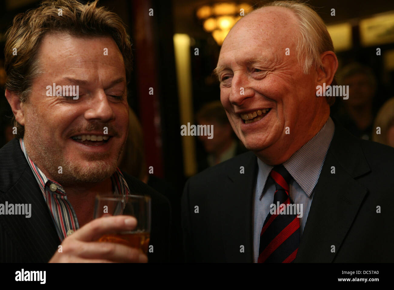 Labour Party Conference 2008 Eddie Izzard e Neil Kinnock . Foto Stock