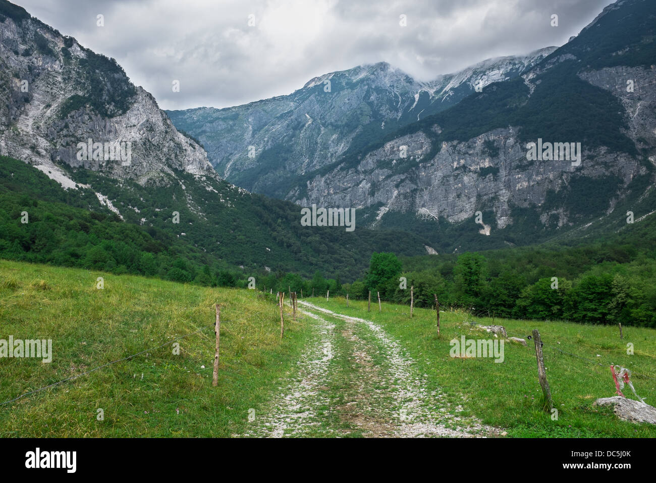 Il Parco Nazionale del Triglav in Slovenia Foto Stock
