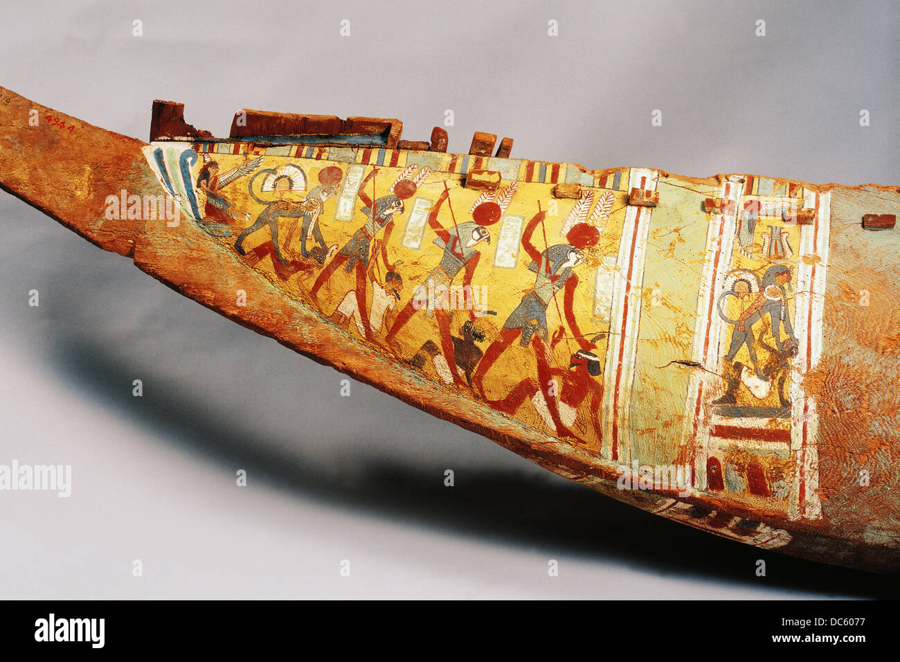 Barca da una tomba. Museo Egizio. Egitto Foto Stock