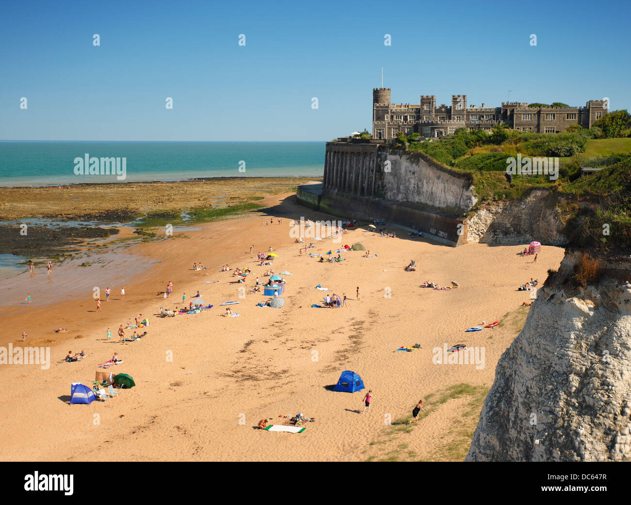 Il Kingsgate Bay, Kent. Foto Stock