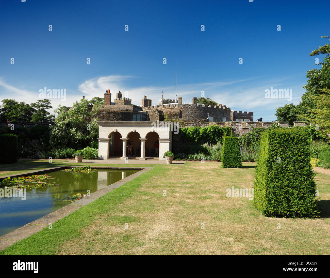 Castello di Walmer. Foto Stock