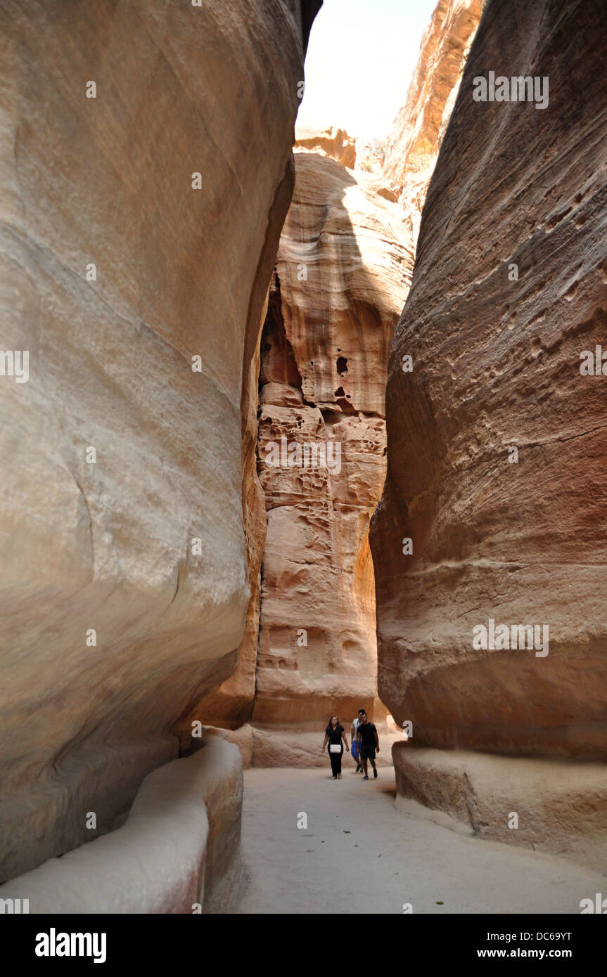 Petra-Giordania Foto Stock