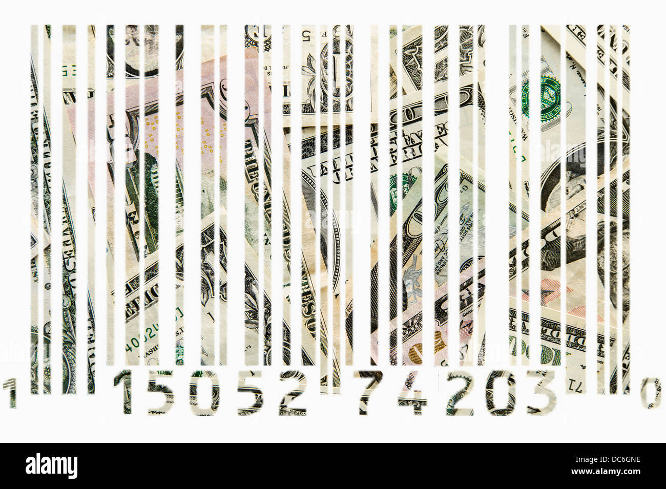 Codice a barre Foto Stock
