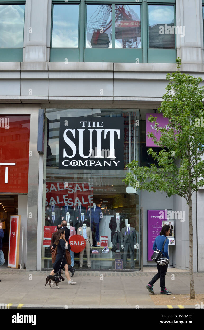 La tuta Company store su Oxford Street, Londra, Regno Unito. Foto Stock