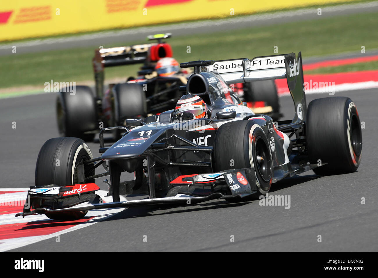 Nico Hulkenberg, Sauber F1, 2013 F1 GP di Gran Bretagna, a Silverstone. Foto Stock