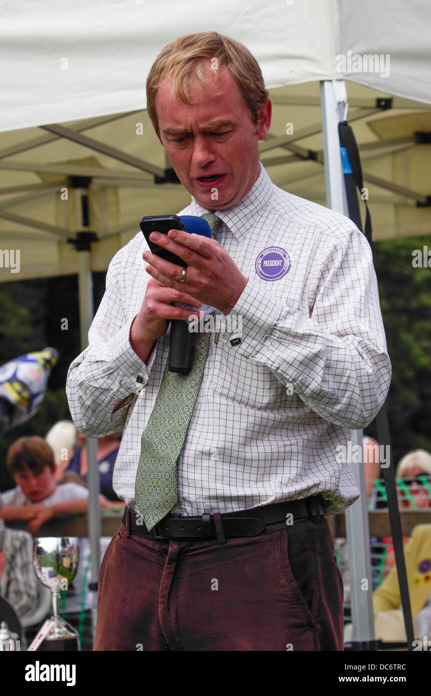 Tim Farron MP - ministro ombra per la campagna e gli affari rurali Foto Stock