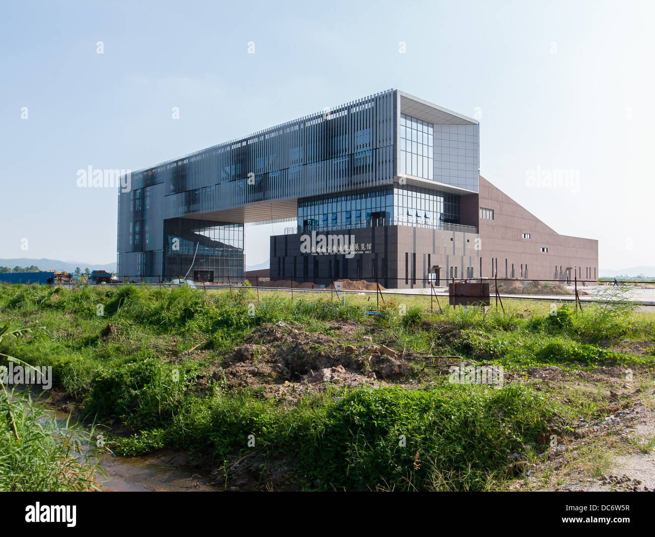 Zhuhai Aria Nuova pianificazione della città al centro esposizioni jinwan Foto Stock