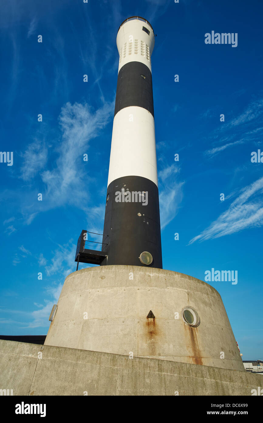 Corrente faro di Dungeness Entrato in servizio nel 1961 Dungeness Kent REGNO UNITO Foto Stock