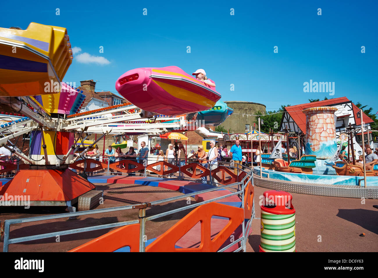 Dymchurch Amusement Park High Street Dymchurch Kent REGNO UNITO Foto Stock