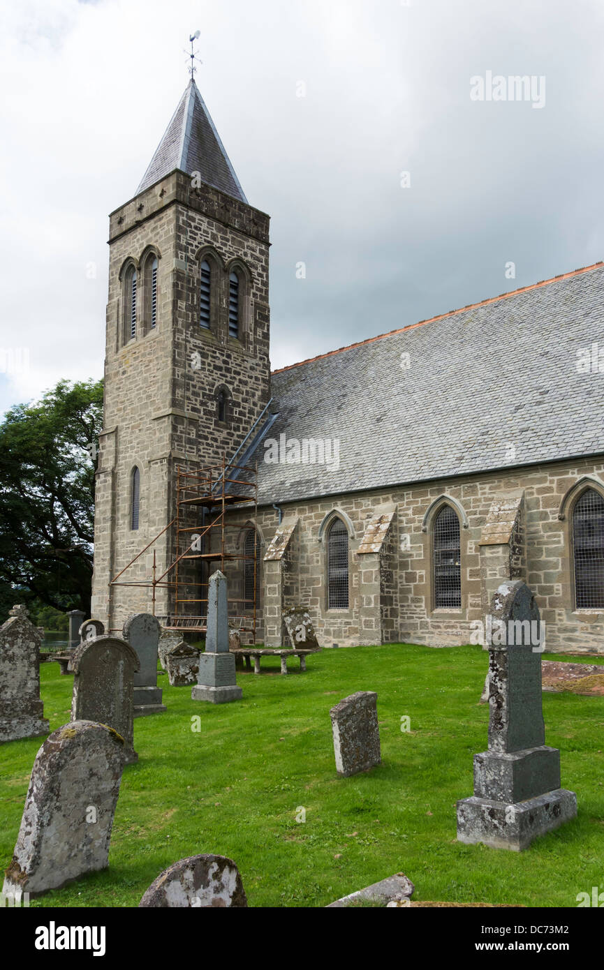 Chiesa parrocchiale di Scozia al Porto di Mentieth Stirlingshire Foto Stock