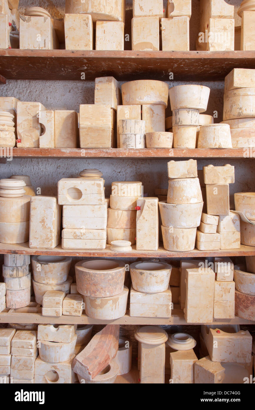 Matrici ceramiche da Foto Stock