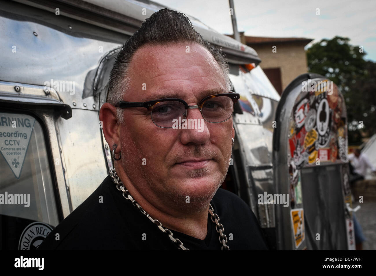 Senigallia, Italia. 9 agosto 2013. Summer Jamboree 6° giorno [Ritratto Rock & Roll del Festival Internazionale 60] Ritratto di Rockabillies, Senigallia, Italia il 09 agosto 2013. Crediti: Valerio Agolino/Alamy Live News Foto Stock