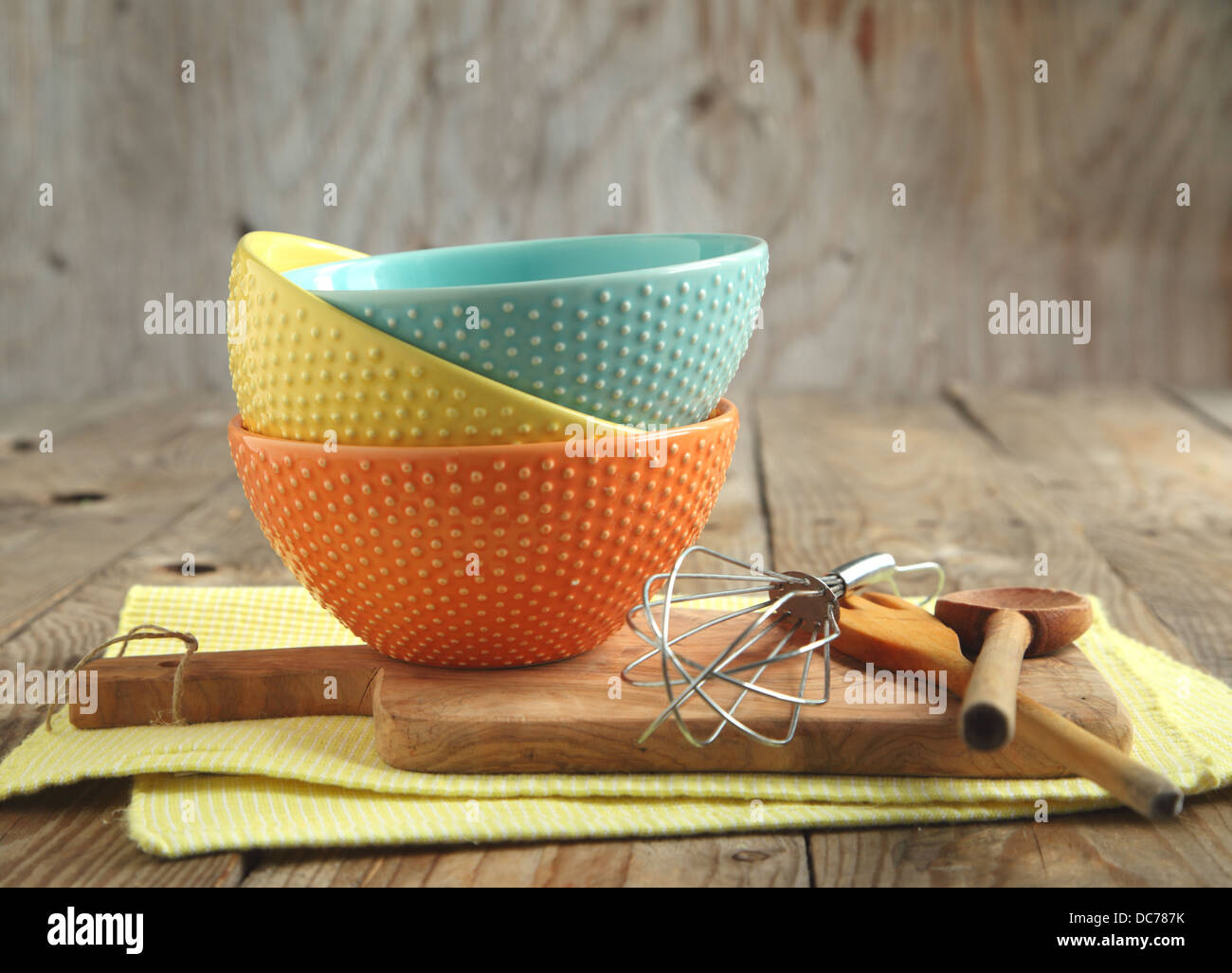 Cucina Cucina utensili. Messa a fuoco selettiva Foto Stock