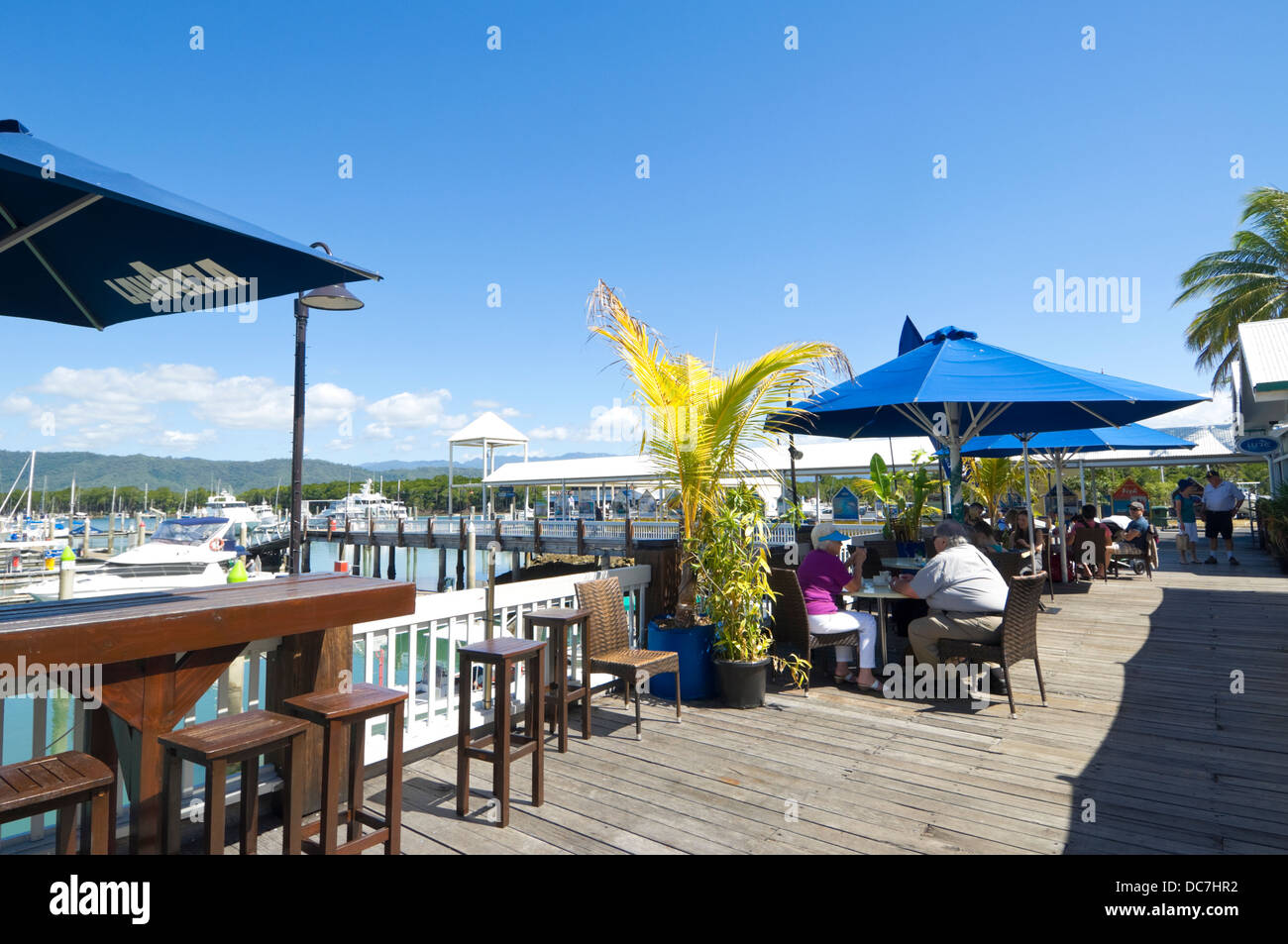 Bar Port Douglas Marina - Queensland del Nord - Australia Foto Stock