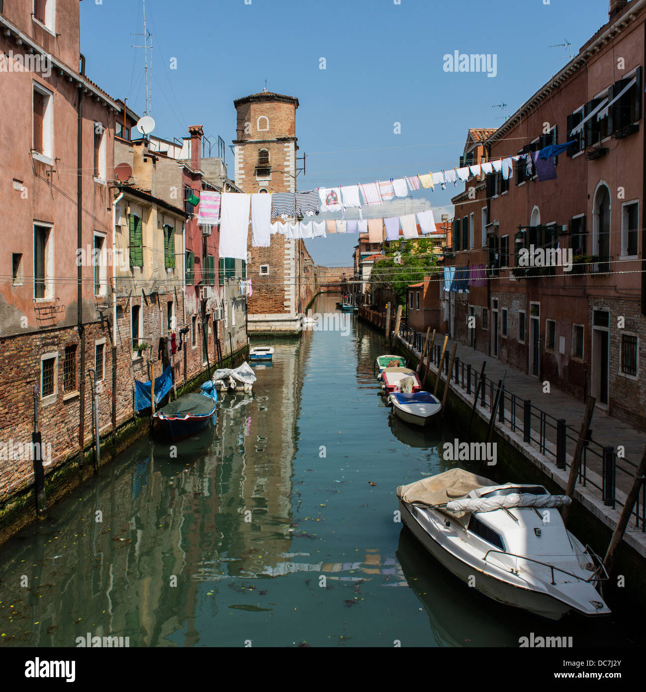Vedute di Venezia e di stile di vita. Foto Stock