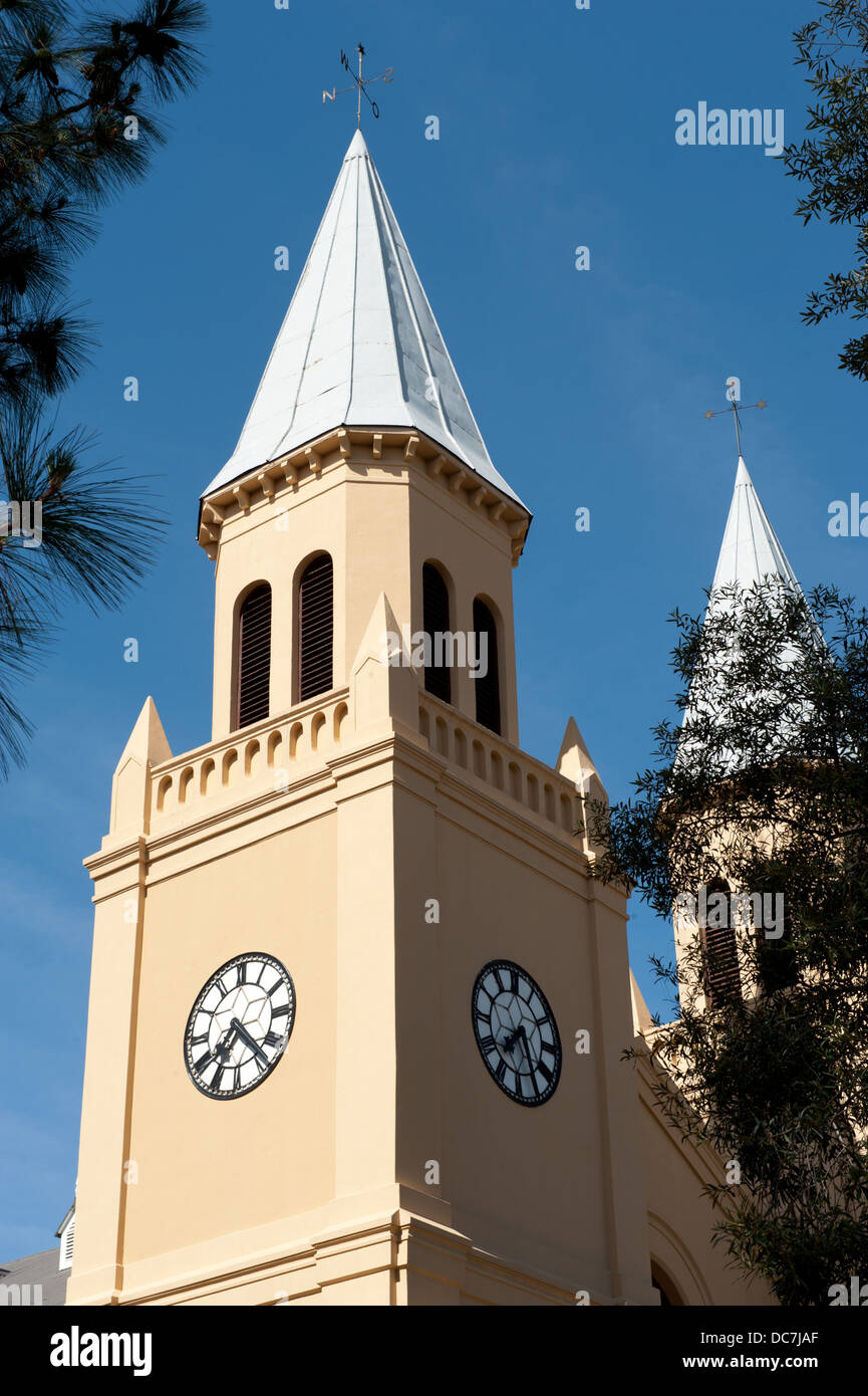 Tweetoringkerk (twin-spired chiesa), Bloemfontein, Sud Africa Foto Stock