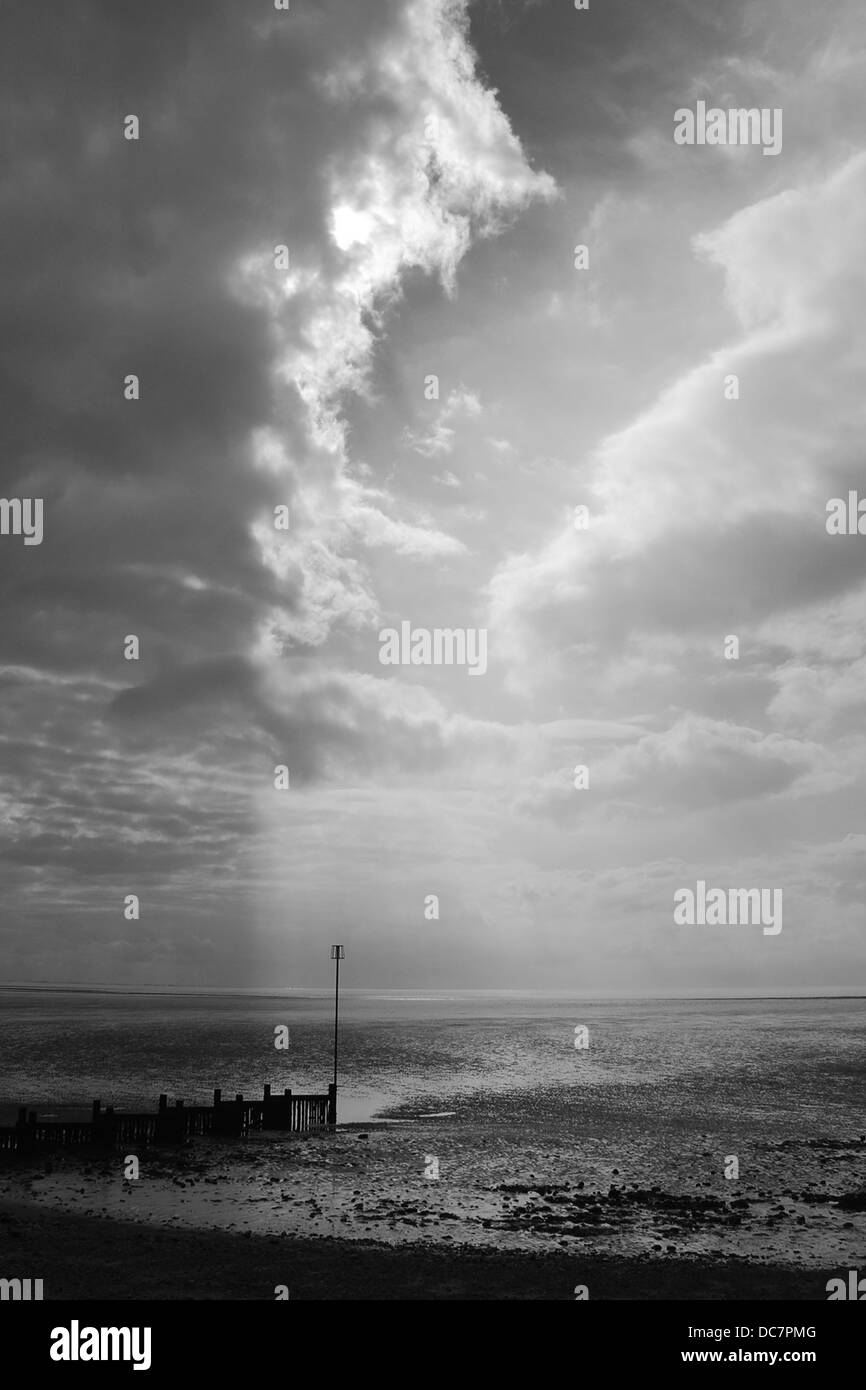 Heacham Norfolk fronti meteo Foto Stock