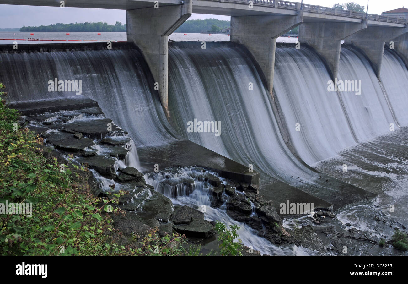 O'Shaughnessy Dam, Columbus Ohio Foto Stock