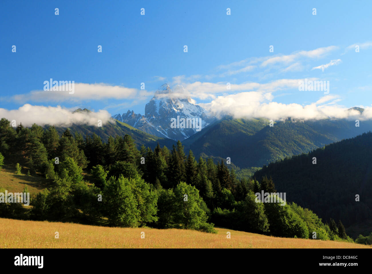 Picco di montagna Foto Stock