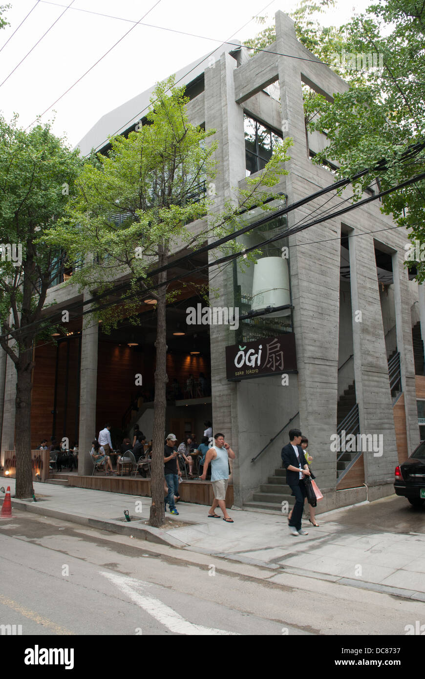 Ristorante OGI in Sinsa-dong, Gangnam-gu, Seoul, Corea. Foto Stock